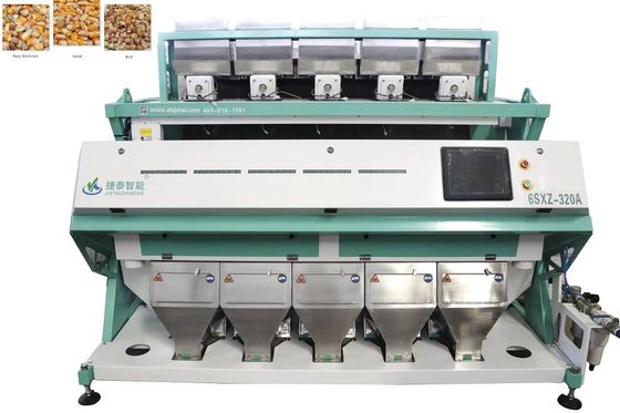 Machine industrielle de trieuse de couleur de grain de CCD pour le granulaire grossier de céréale