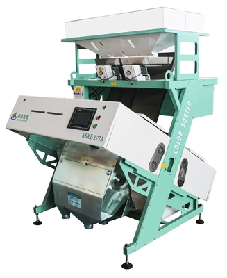 Machine de tri automatique des couleurs des flocons de plastique 2 goulottes