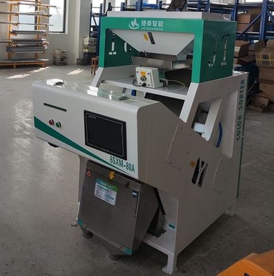 Descendeur de la machine 1 de trieuse de couleur de riz de caméra CCD de RVB