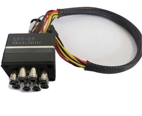 L'air forcé a refroidi la valve d'éjecteur de 8 blocs pour l'usage de trieuse de couleur