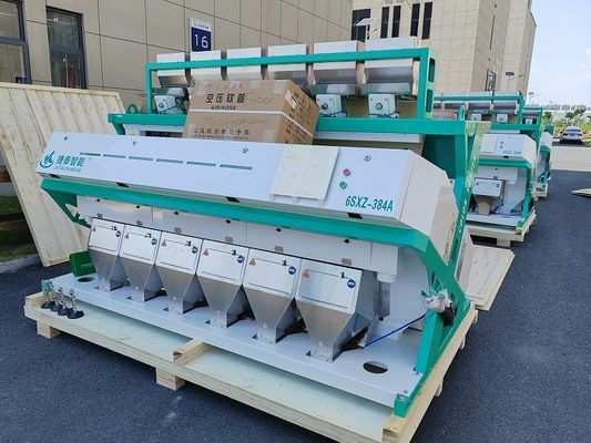 6 machine de trieuse de couleur du descendeur IOT pour le grain de café visqueux de riz 4-8T/H